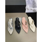 Damen edle Zehentrenner-Sandalen mit modischem Design R&B