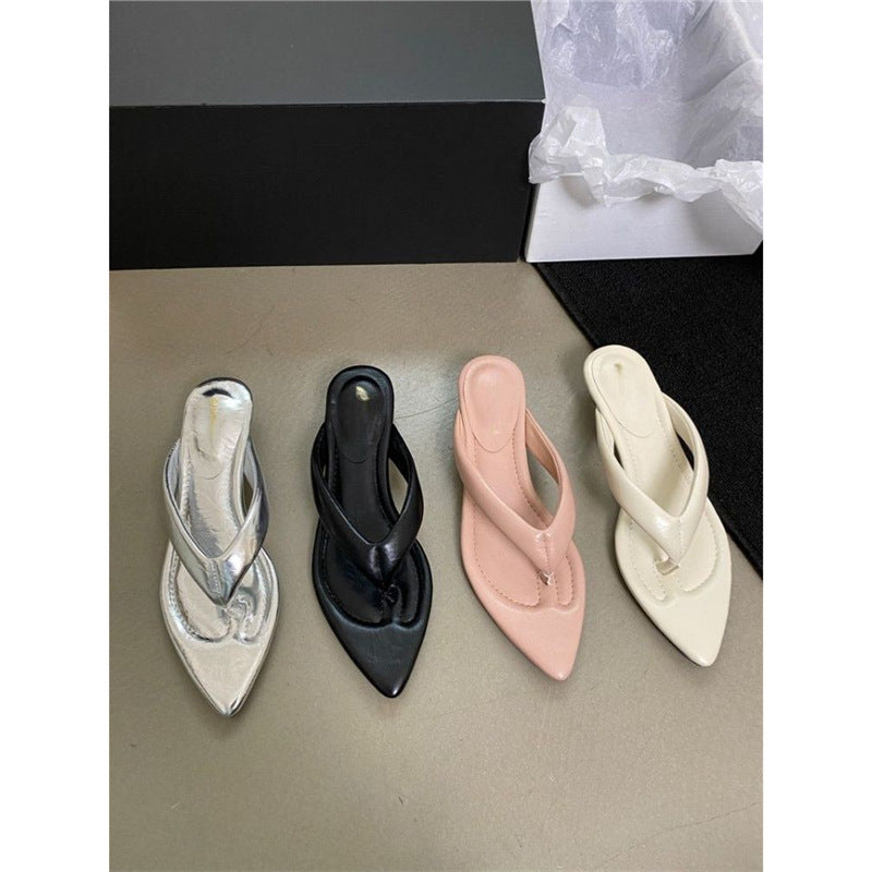Damen edle Zehentrenner-Sandalen mit modischem Design R&B
