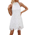 Damen Häkelkleid im eleganten Boho-Stil R&B
