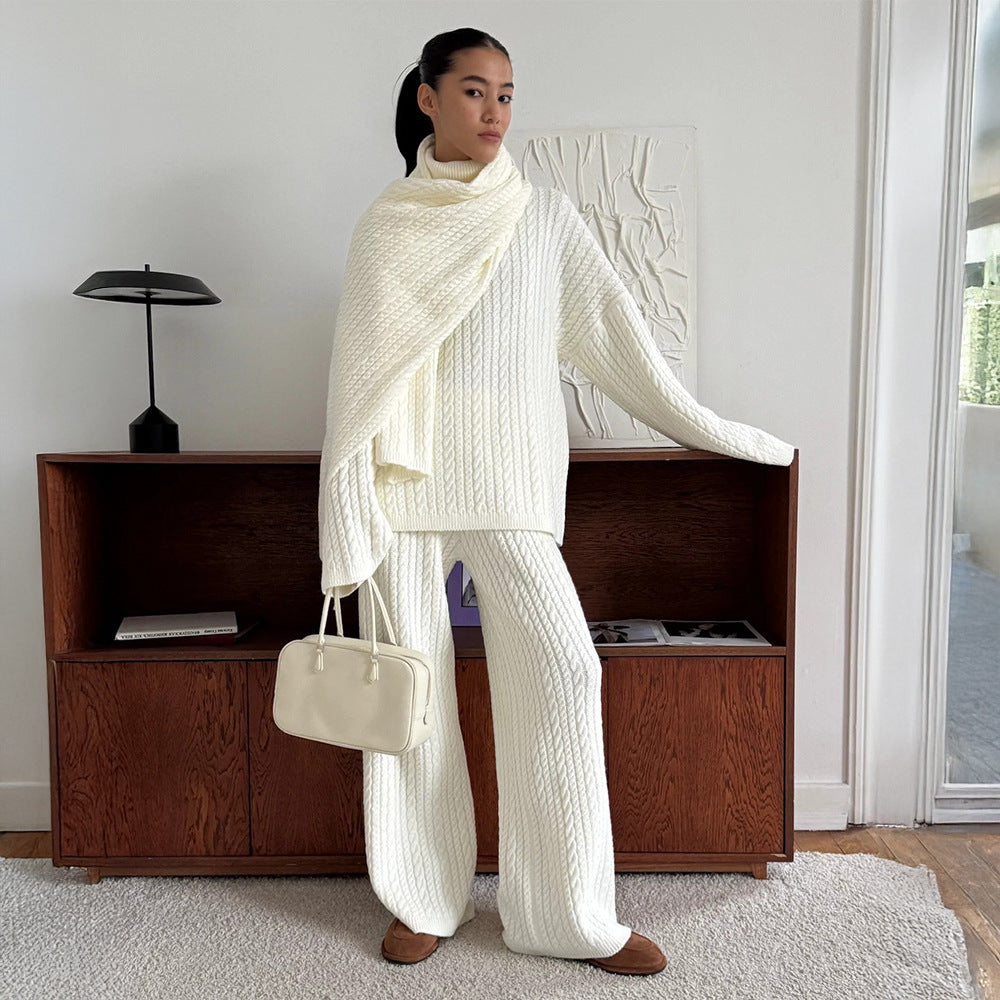 Damen Hochwertiges, gestricktes Lounge-Ensemble R&B