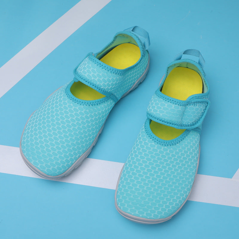 Damen Aquaschuhe mit flexiblem Klettverschluss und rutschfester Sohle R&B