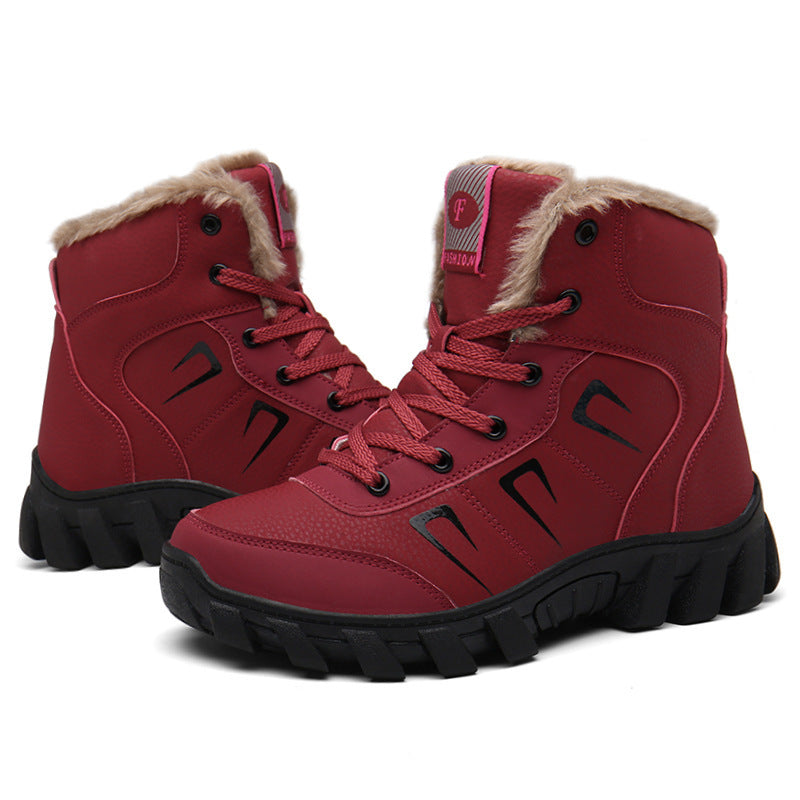 Damen isolierte Winterstiefel mit rutschfester Sohle und wärmendem Innenfutter R&B