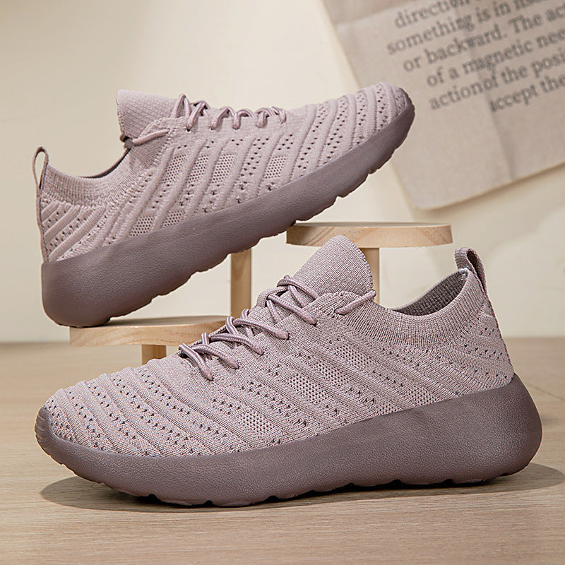 Unisex nan gestrickter Schlupfsneaker mit nahtlosem Strickoberteil, elastischem Schaftrand und dämpfender Leichtsohle R&B