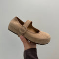 Damen Ballerinas mit bequemem Riemen und weichem Obermaterial R&B