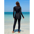 Damen Modischer Beachwear-Anzug mit Kapuze R&B
