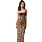 Damen Glamouröses Maxikleid mit Spitzenoberteil und Paillettenverzierung R&B
