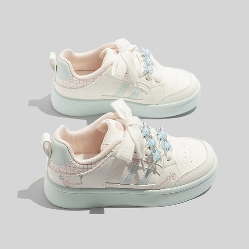Damen Sneakers mit charmanten Sternenapplikationen und bequemer Dämpfung R&B