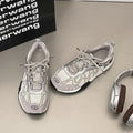 Damen modische Sneaker mit atmungsaktiver Netzoberfläche und komfortablem Dämpfungssystem R&B