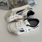 Damen Sportliche Sneaker mit atmungsaktiven Netzdetails