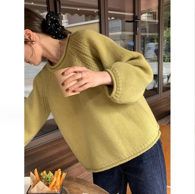 Damen Strickpullover mit lässiger Silhouette undmodernen Details R&B