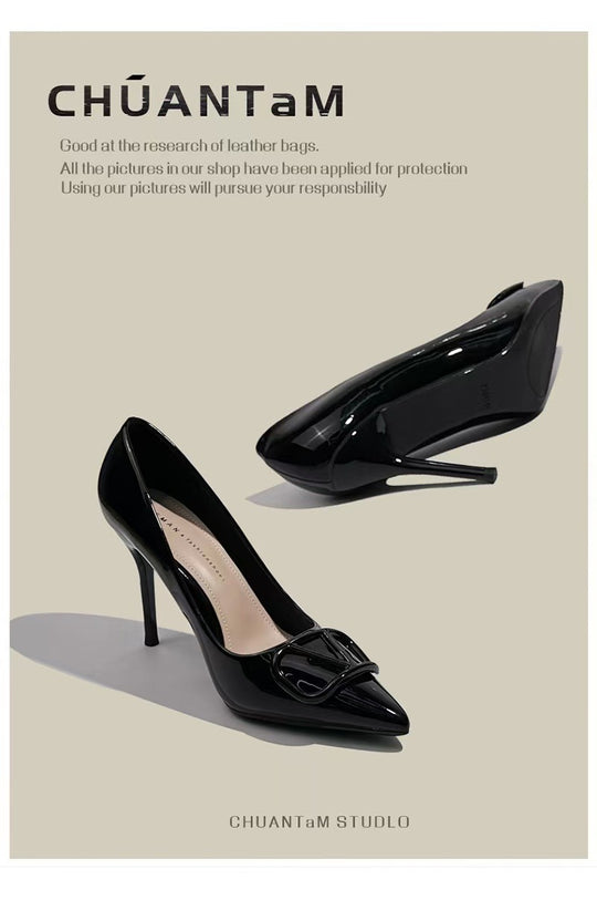 Damen elegante High Heels mit raffinierter Schleifenapplikation R&B