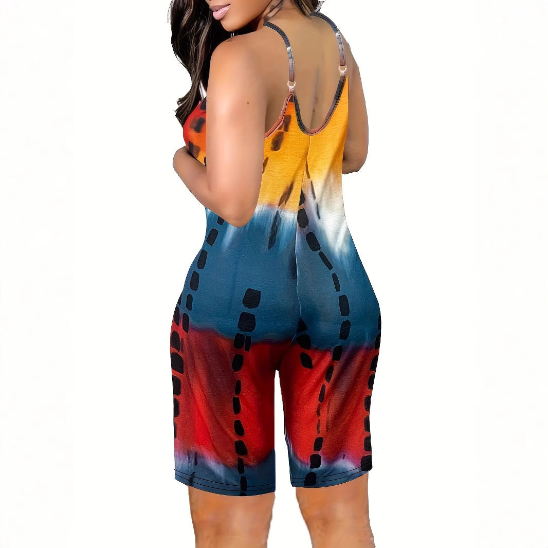 Damen Trendiger Jumpsuit mit lässigem Farbverlauf R&B