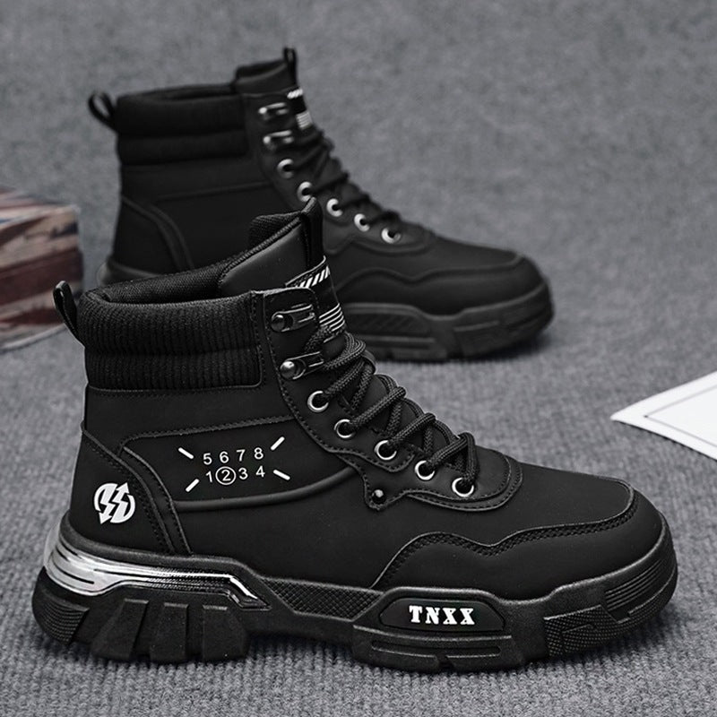 Damen hochschulgeeignete Winterstiefel mit rutschfester Sohle und praktischer Schnürung R&B