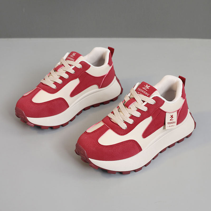 Damen Sportliche Chunky Sneakers mit dämpfender Laufsohle und strapazierfähigem Obermaterial R&B