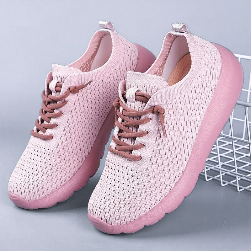 Damen Atmungsaktive Freizeitschuhe mit elastischem Komfort-Heel R&B