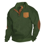 Herren Grobstrick Pullover mit modernen Details R&B