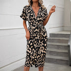 Damen Maxikleid mit schickem Knopfdesign und vorteilhaftem Schlitz R&B