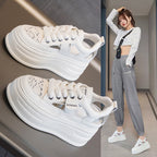 Damen Sneaker mit modischem Spitzen-Design und bequemer Sohle