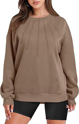 Damen Sweatshirt mit strukturiertem Design und weichem Innenfutter R&B
