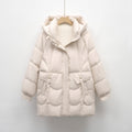 Damen bequeme Steppjacke mit Kapuze R&B
