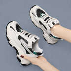 Damen modische und bequeme Sneakers mit stoßdämpfender Sohle R&B