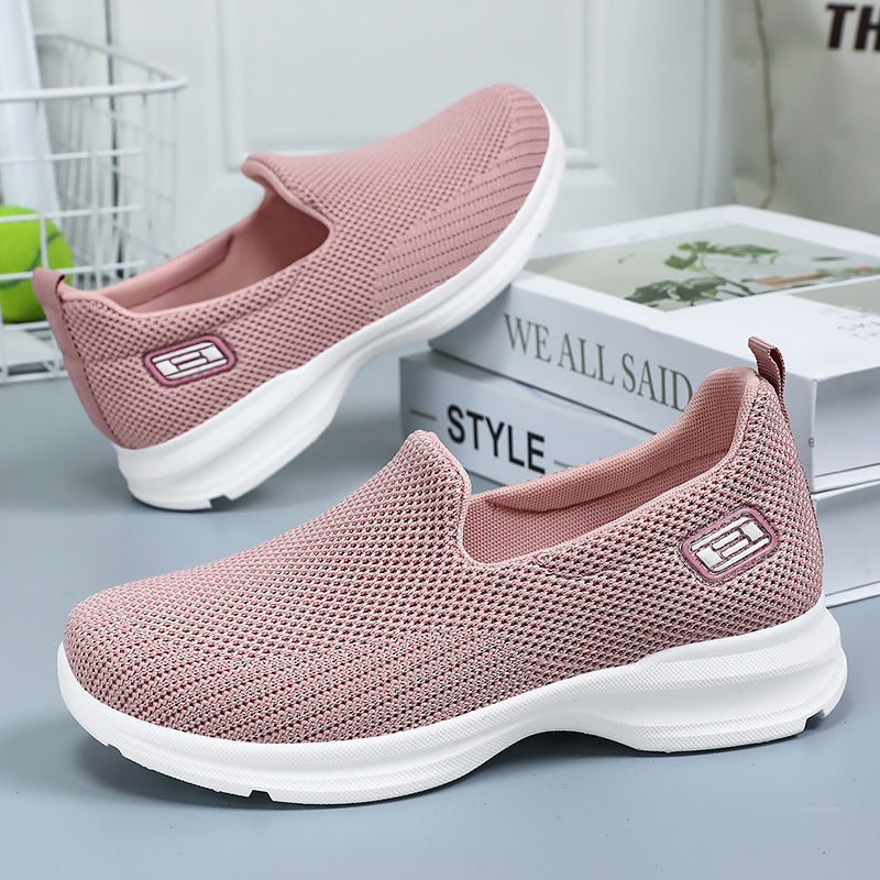 Damen Bequeme Slip-On Sneakers mit atmungsaktivem Obermaterial R&B