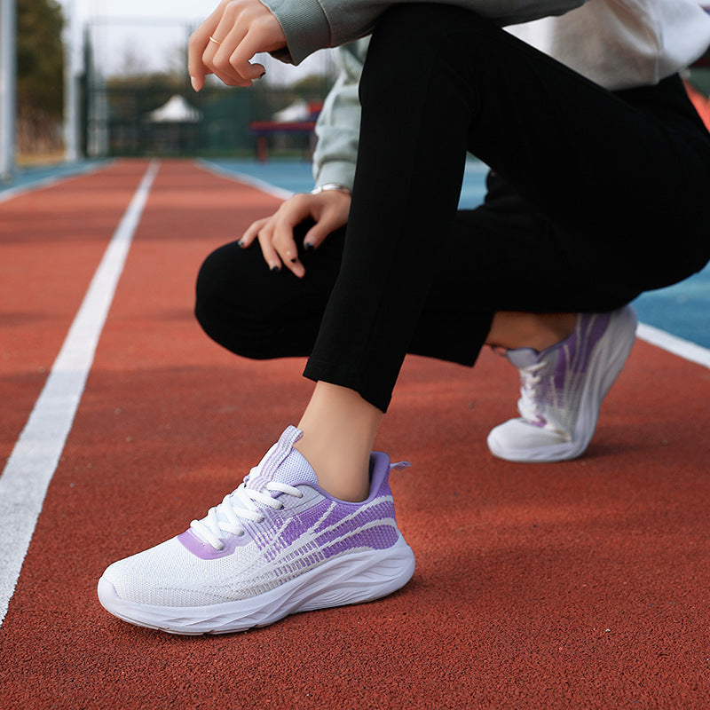 Damen Sportliche Freizeitschuhe mit atmungsaktiver Oberflächenstruktur und weicher Dämpfung R&B