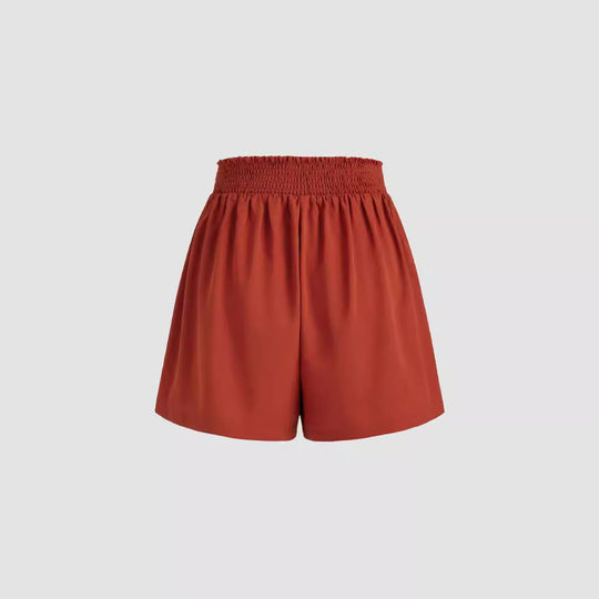 Damen Modische Wickelhose mit Bindegürtel R&B