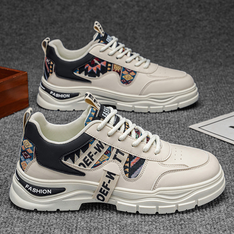 Damen Sportliche Sneaker mit modischem Ethnomuster R&B