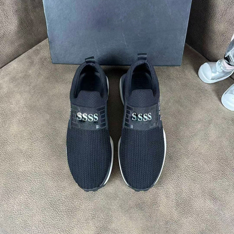 Damen High-Performance Slip-On Sneakers mit atmungsaktiver Oberflächenstruktur R&B