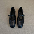 Damen Mary Jane Ballerinas mit edlem Riemenverschluss und komfortabler Sohle R&B