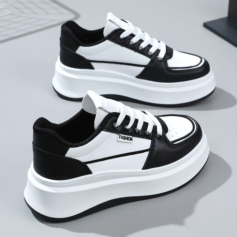 Damen modische Chunky Sneakers mit stabiler Laufsohle und atmungsaktiver Oberflächenstruktur R&B