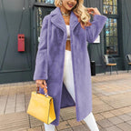 Damen Kuschelige Oversized Jacke aus weichem Material R&B