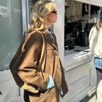 Damen Hochwertige Blazerjacke aus strukturiertem Material R&B