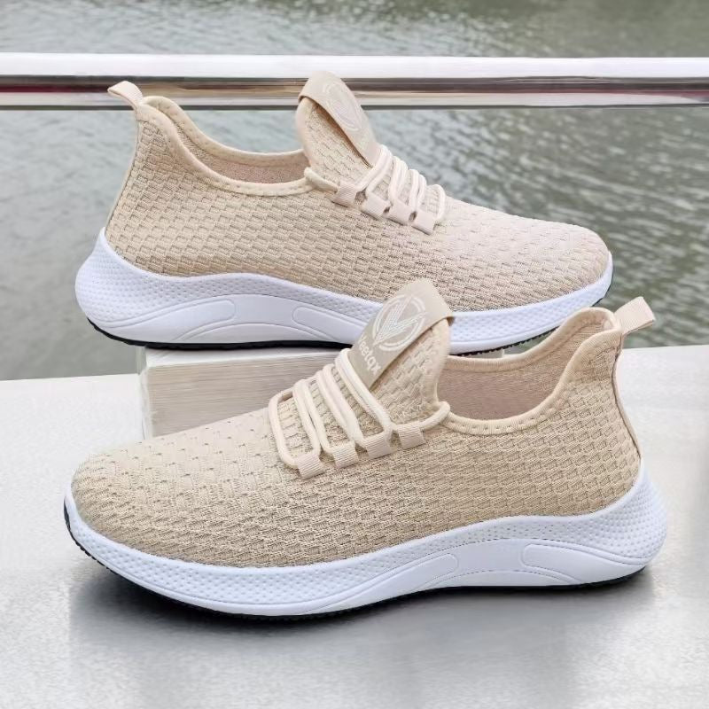 Damen Atmungsaktive Komfort-Sneaker mit elastischem Obermaterial