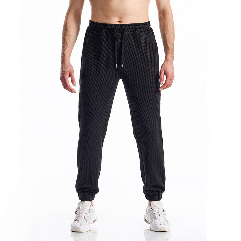 Herren bequeme Sporthose mit elastischem Bund und modernen Seitentaschen R&B
