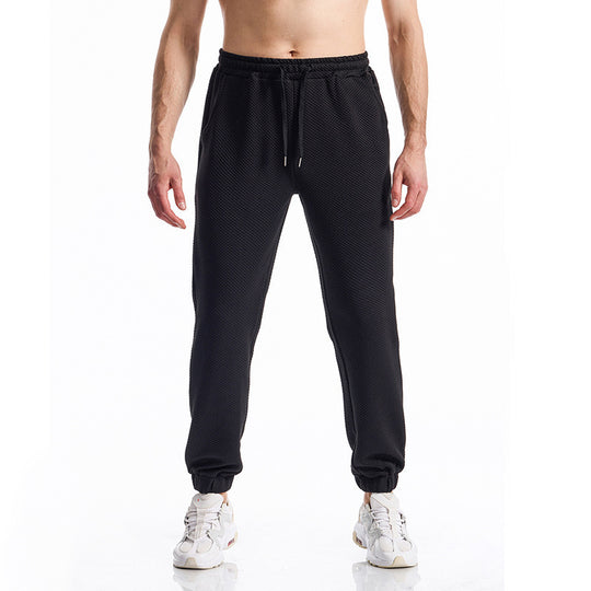 Herren bequeme Sporthose mit elastischem Bund und modernen Seitentaschen R&B
