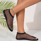 Damen Netzsandaletten R&B