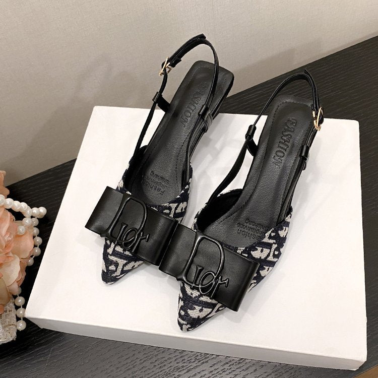 Damen Pumps mit dekorativem Schleifen-Design R&B