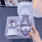 Damen Sportliche Laufschuhe mit atmungsaktivem Mesh-Obermaterial und dämpfender Sohle R&B