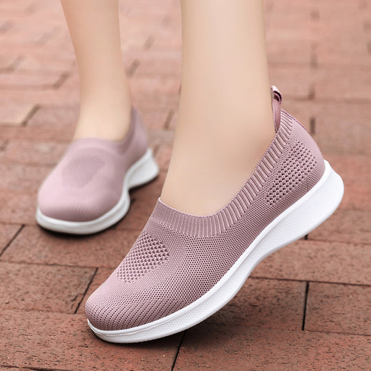 Damen nan nahtloser Slip-On Komfortschuh mit elastischem Maschenobermaterial und federleichter EVA-Laufsohle R&B