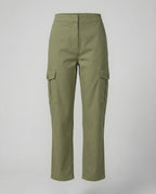 Lockere Baumwollhose Damen Gerade Passform Weites Bein Frühling Casual