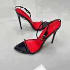 Damen High Heel Sandalen mit elegantem Riemendesign R&B
