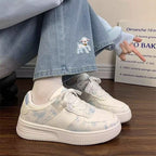 Damen Sneakers mit Wasserfarbigem Muster und dämpfendem Sohlenprofil R&B