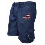 Herren Cargo-Shorts mit praktischen Seitentaschen und elastischem Bund
