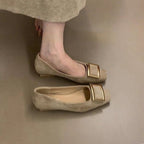 Damen Ballerinas mit elegantem Schnallen-Detail