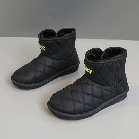 Damen warme und gefütterte Winterstiefel R&B