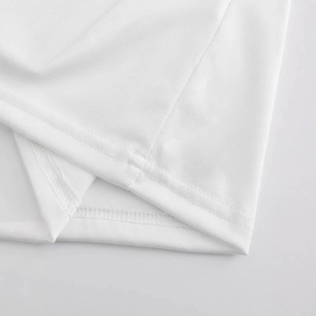 Damen Crop-T-Shirt mit kreativem Früchte-Design und figurbetontem Schnitt R&B