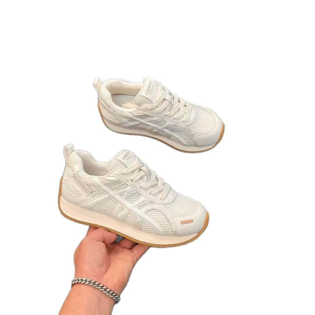 Damen Sportliche Sneakers mit atmungsaktiven Mesh-Details und rutschfestem Profil