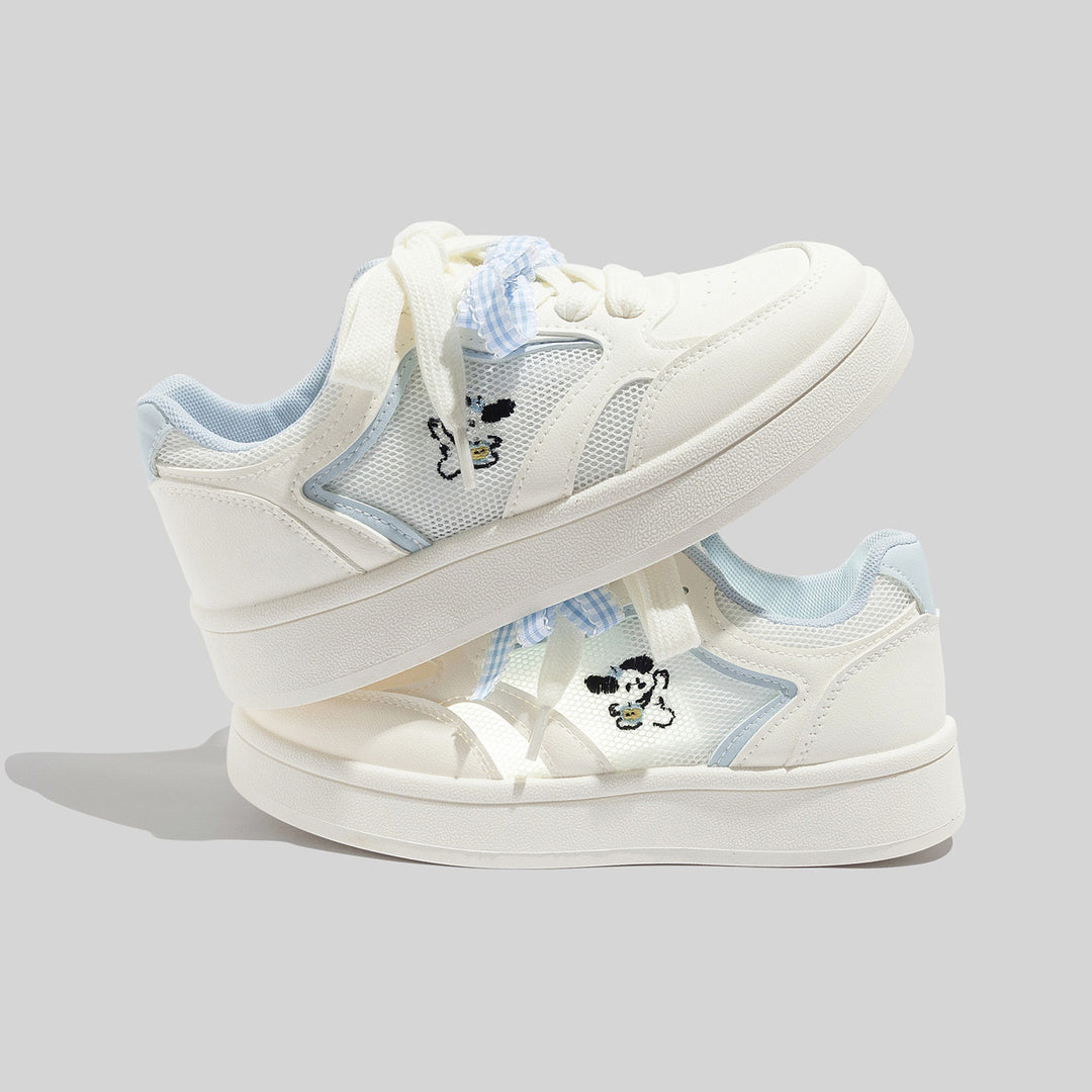 Damen Schnüre Sneakers aus atmungsaktivem Mesh mit einzigartigem Design R&B